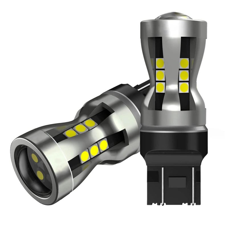 SEALIGHT 7440 7443 LED Bulb, 6000K Bright White 3000LM for 7441 992 T20 W21W 7444 LED Replacement Bulbs for Backup Reverse Lights, Turn Signal Lights, Brake Lights, Reverse Tail Lights, Pack of 2 - Image 1